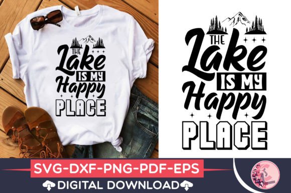Download The Lake is My Happy Place Svg - The lake is my happy place Collection